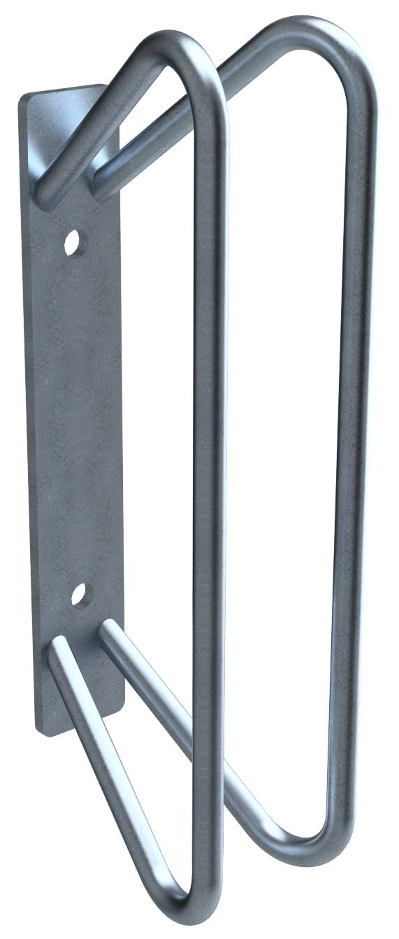 Schake 421_55 Fahrradständer Einzelparker Einzelparker für Wandbefestigung gerade Einstellung 90°