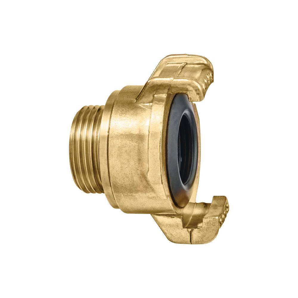 GEKA® plus - Gewindestück Soft Rain - Messing - drehbar - mit Außengewinde G3/4 - Preis per Stück