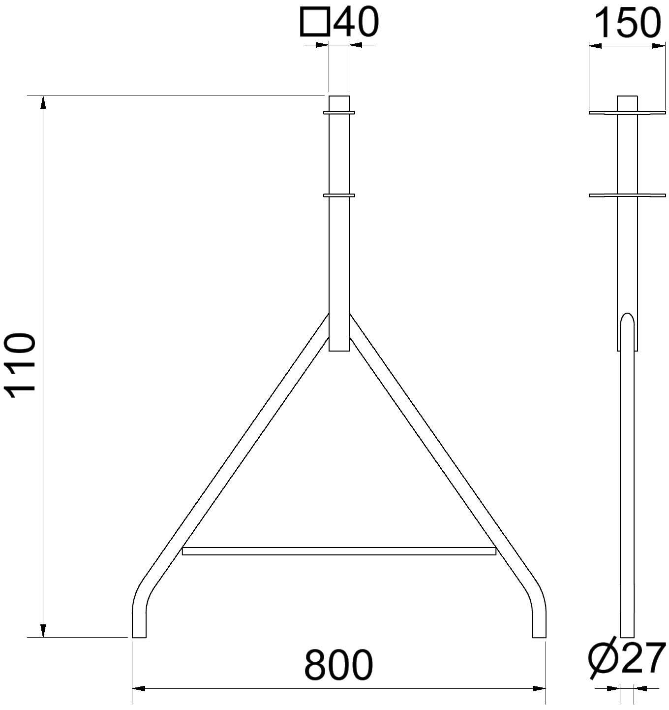 Schake 35110 Schrankenständer