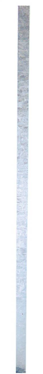 Eine hohe, schmale vertikale Säule aus abstrakter blauer Textur, die Wasser oder Eis ähnelt, vor einem einfarbigen Hintergrund.