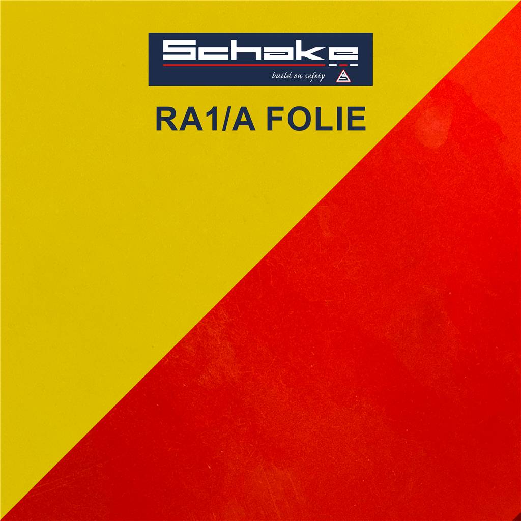 Schake 33520KSK Schake EURO2 Absperrschrankengitter Typ NOX LIGHT Folie Typ RA1/A ohne Lampenadapter rot / gelb