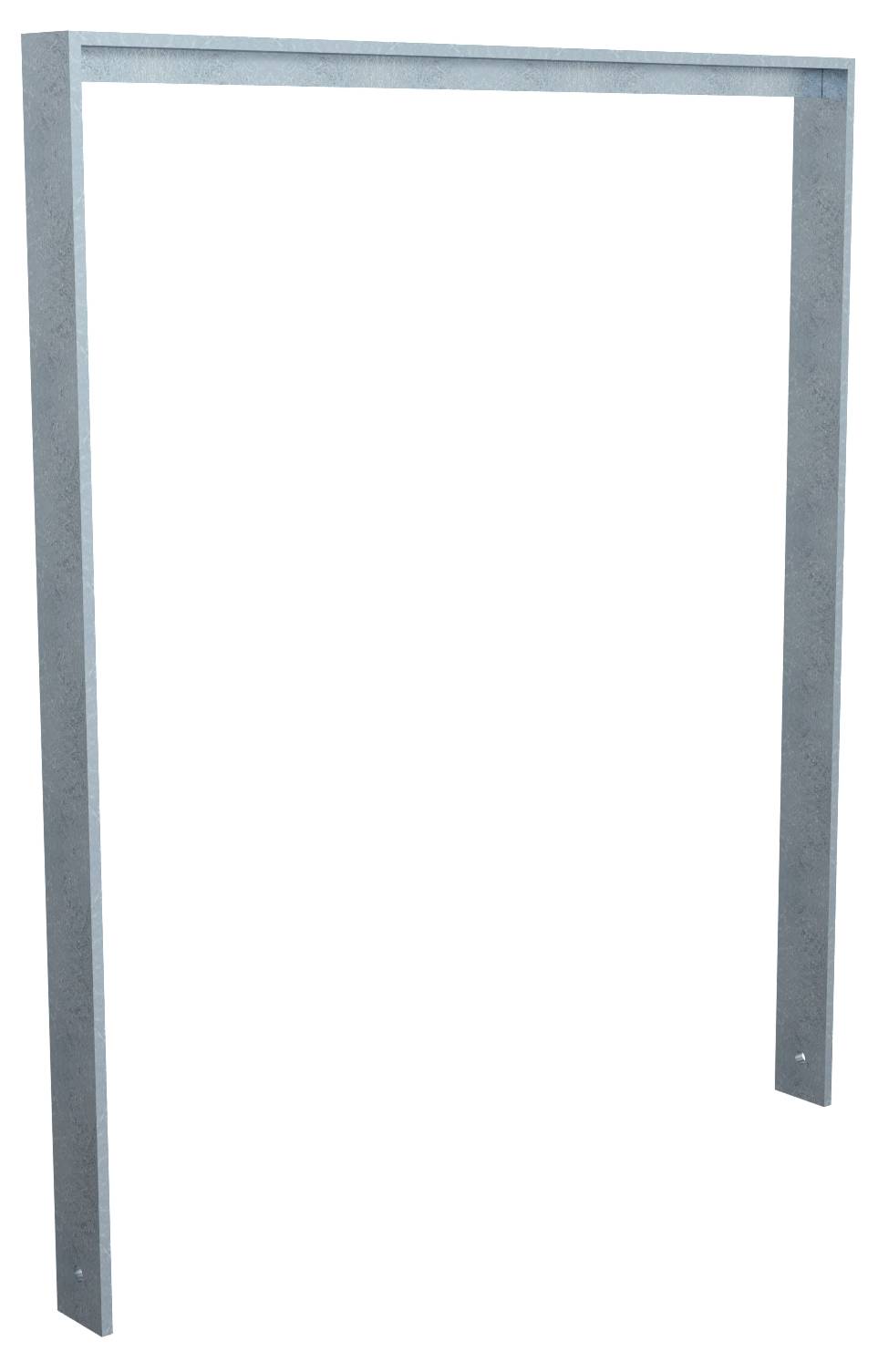 Schake 4152_100 Anlehnbügel aus Flachstahl 80 x 12 mm mit Unterzug Gesamtbreite: 1000 mm feuerverzinkt