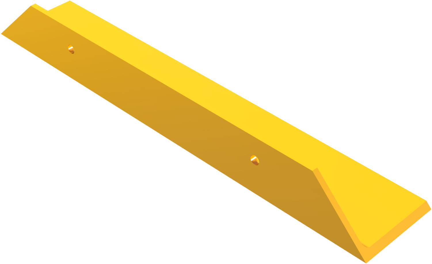 Schake 477_45BG Schrammbord Stahlwinkel 100 x 150 x 10 mm für Dübelbefestigung Gesamtlänge: 800 mm