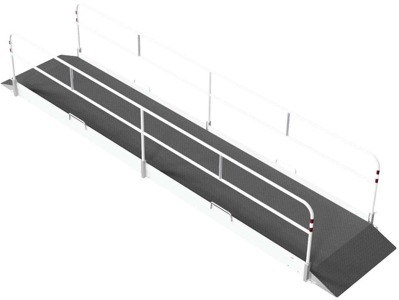 Schake 2028613 Grabenbrücke aus Aluminium Breite: 1,30 m Länge: ca. 6,70 m