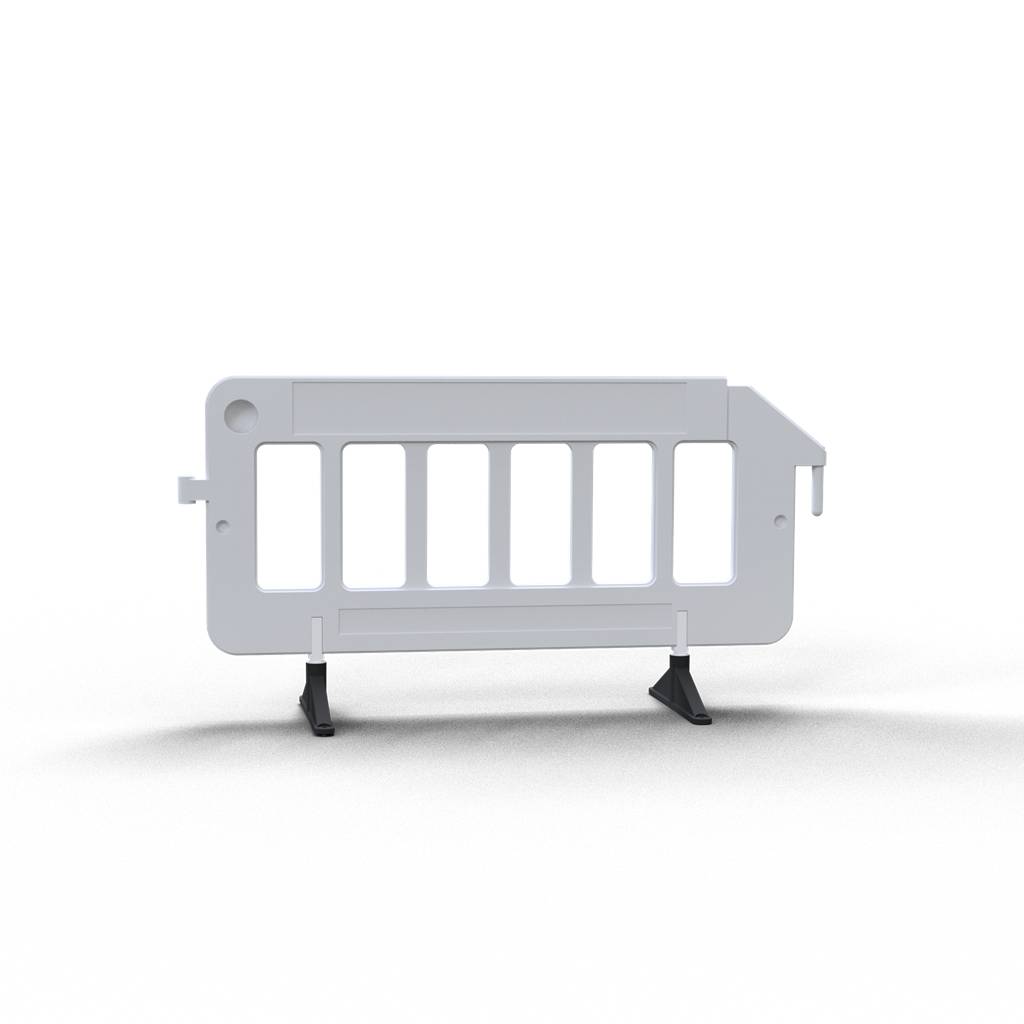 Schake 33320KRF Absperrgitter aus Kunststoff weißer Zaunkörper ohne Folie