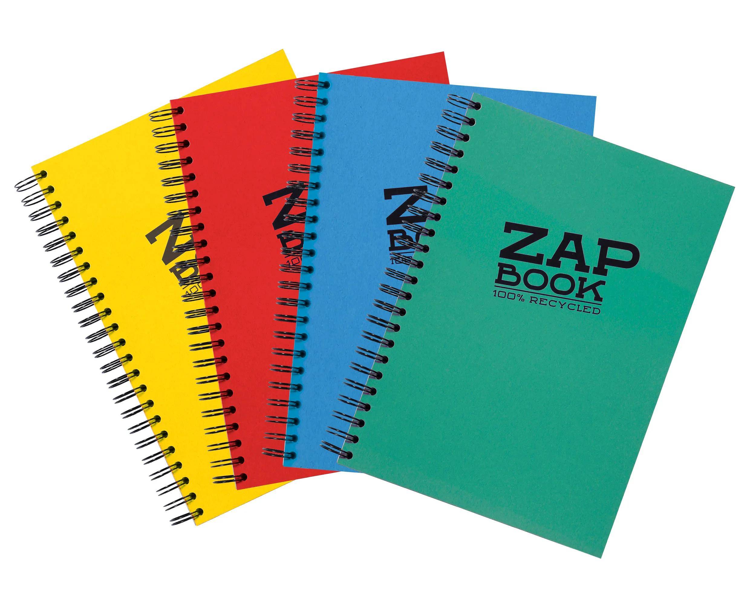 Clairefontaine 5x spiralgebundenes Skizzenbuch A4 160 Blatt sortiert 8354C
