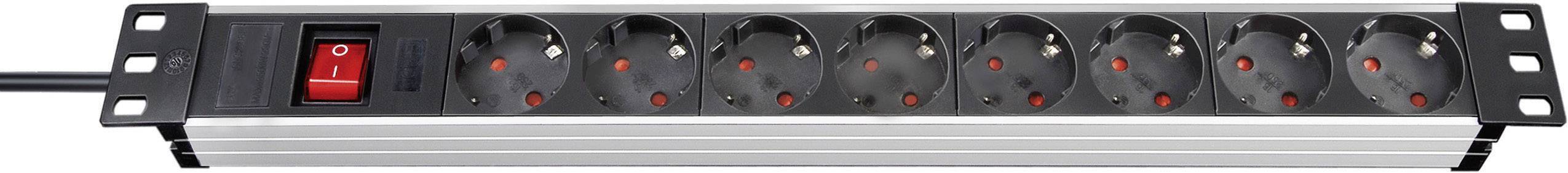 Brennenstuhl Steckdosenleiste Alu-Line 48.3cm 8x 2m Schal Multimedia-Technik 19 Zubehör