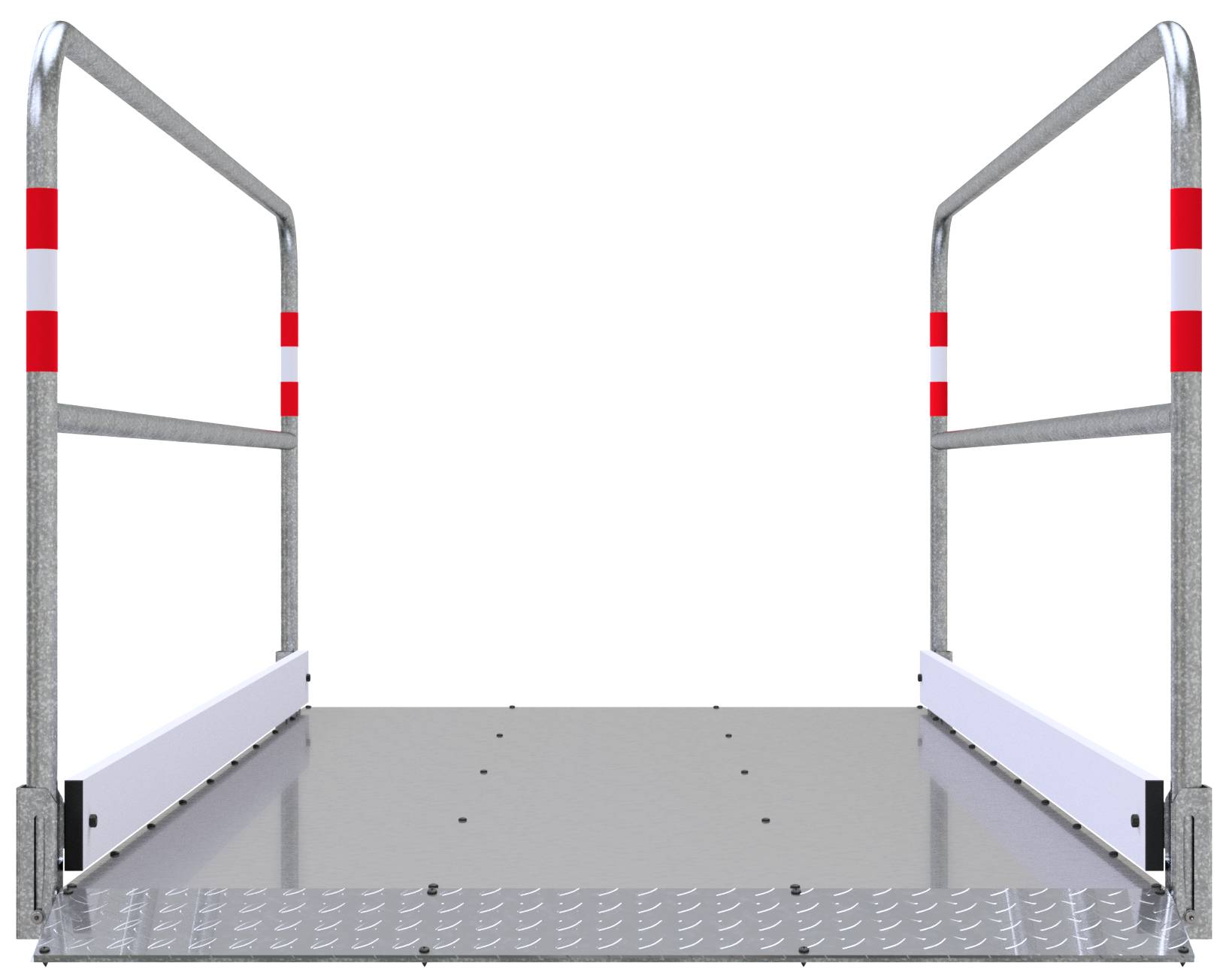 Schake 2027212 Grabenbrücke aus Stahl / Aluminium Breite: 1,20 m, Länge: 2,80 m