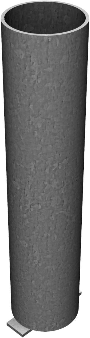 Schake 476_40 Bodenhülse für Ø 60 / Ø 76 mm Pfosten Ø 76 mm für herausnehmbare Absperrpfosten<br><br>mit Verschließeinrichtung unserer Bauart