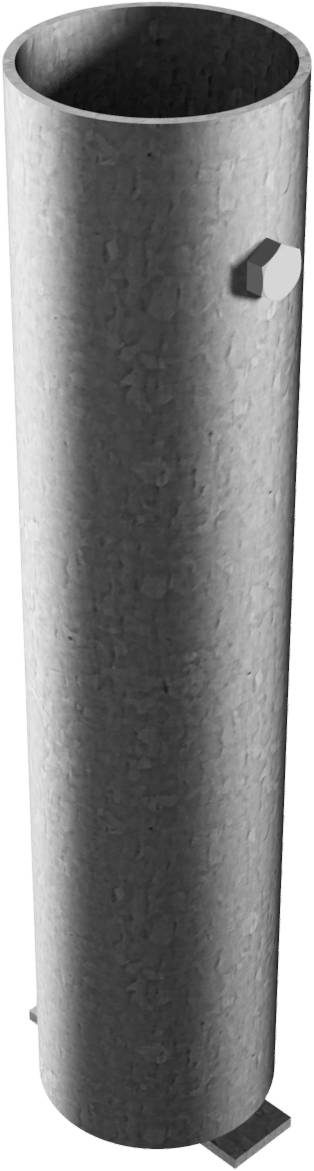 Schake 476_40 Bodenhülse für Ø 60 / Ø 76 mm Pfosten Ø 76 mm für herausnehmbare Absperrpfosten<br><br>mit Verschließeinrichtung unserer Bauart