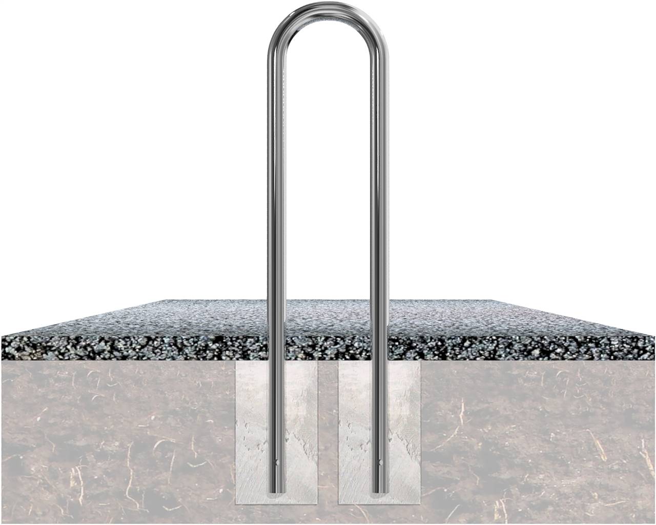 Schake 449_30 Edelstahlbügel Ø 48 mm zum Einbetonieren Universalbügel Gesamtbreite 300 mm