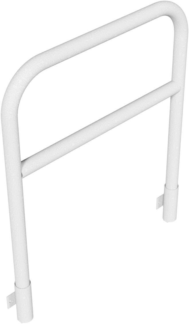 Schake 465_22W Rohrbügel aus Stahlrohr Ø 60 x 2,5 mm mit Querholm zum Einbetonieren Gesamtbreite: 1000 mm Gesamthöhe: 12