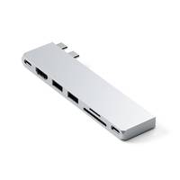 Satechi ST-HUCPHSS - Andocken - USB 3.2 Gen 2 (3.1 Gen 2) Type-C - 100 W - 1.4/2.3 - Silber - Silver