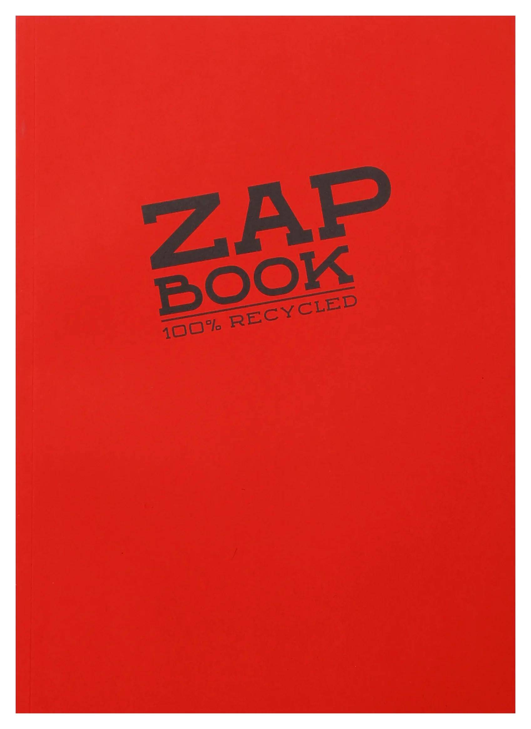 Clairefontaine 5x Zap Book, Skizzenbuch A4, geleimt, 160 Blatt 80g - 3354C