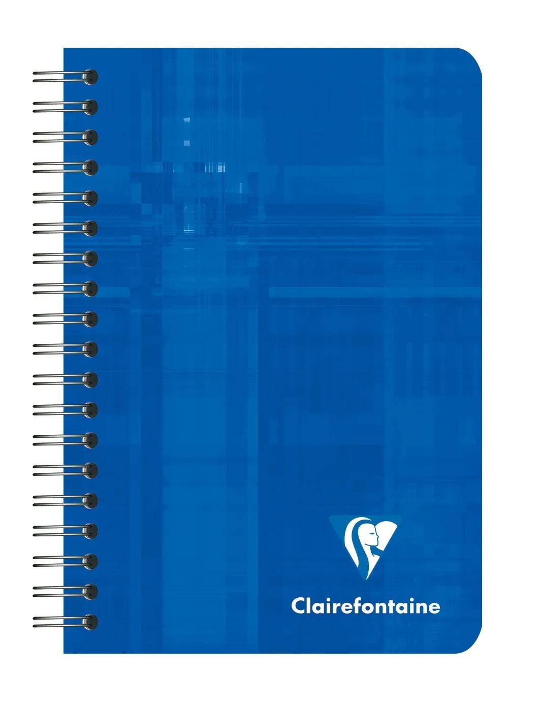 Clairefontaine 10x Notizbuch 9x14cm 50 Blatt 90g kariert sortiert 68592C