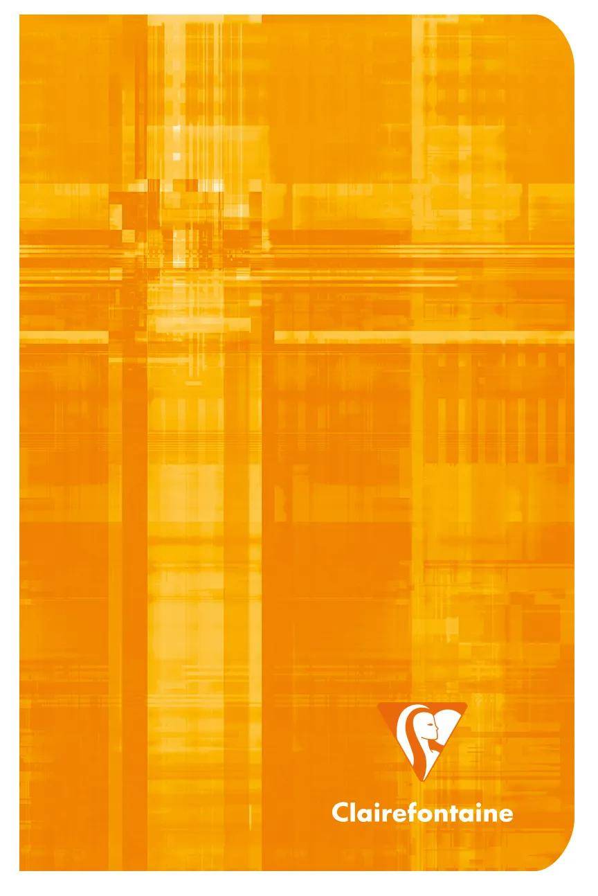 Clairefontaine 10x Notizheft 11x17cm, 48 Blatt kariert 90g - Sortiert 63602C