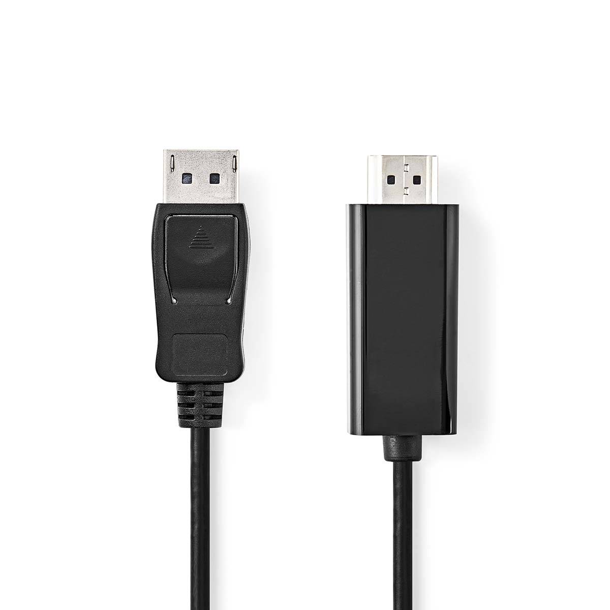 Nedis Displayport-Kabel| DisplayPort Stecker| HDMI| 4Ka30Hz| Vernickelt| 3 - Kabel - Digital/Display/Video