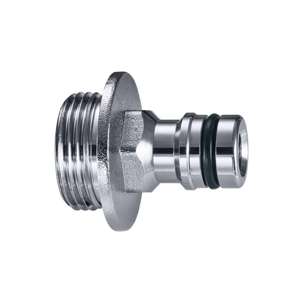 GEKA® plus - Anschlussstecker Soft Rain - Messing verchromt - Preis per Stück