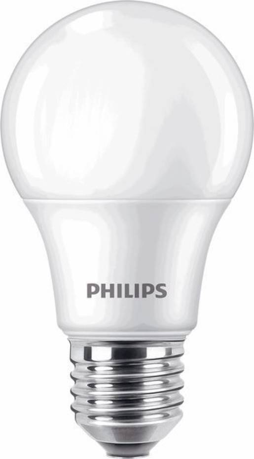 Eine Philips LED-Glühbirne mit Standardgewinde, entwickelt für effiziente Hausbeleuchtung.