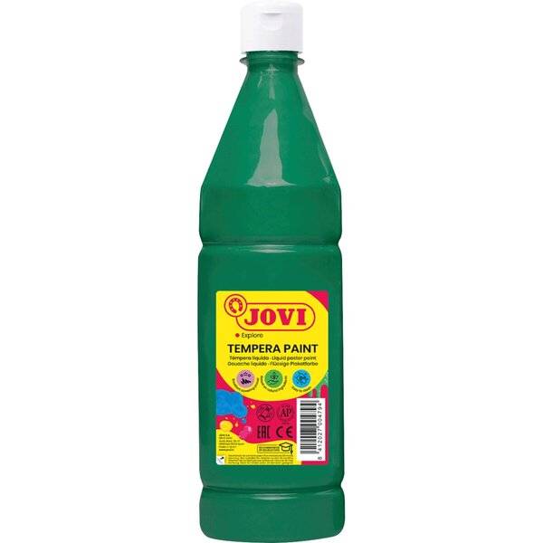 Flüssige Plakatfarbe 1000ml Flasche, dunkelgrün