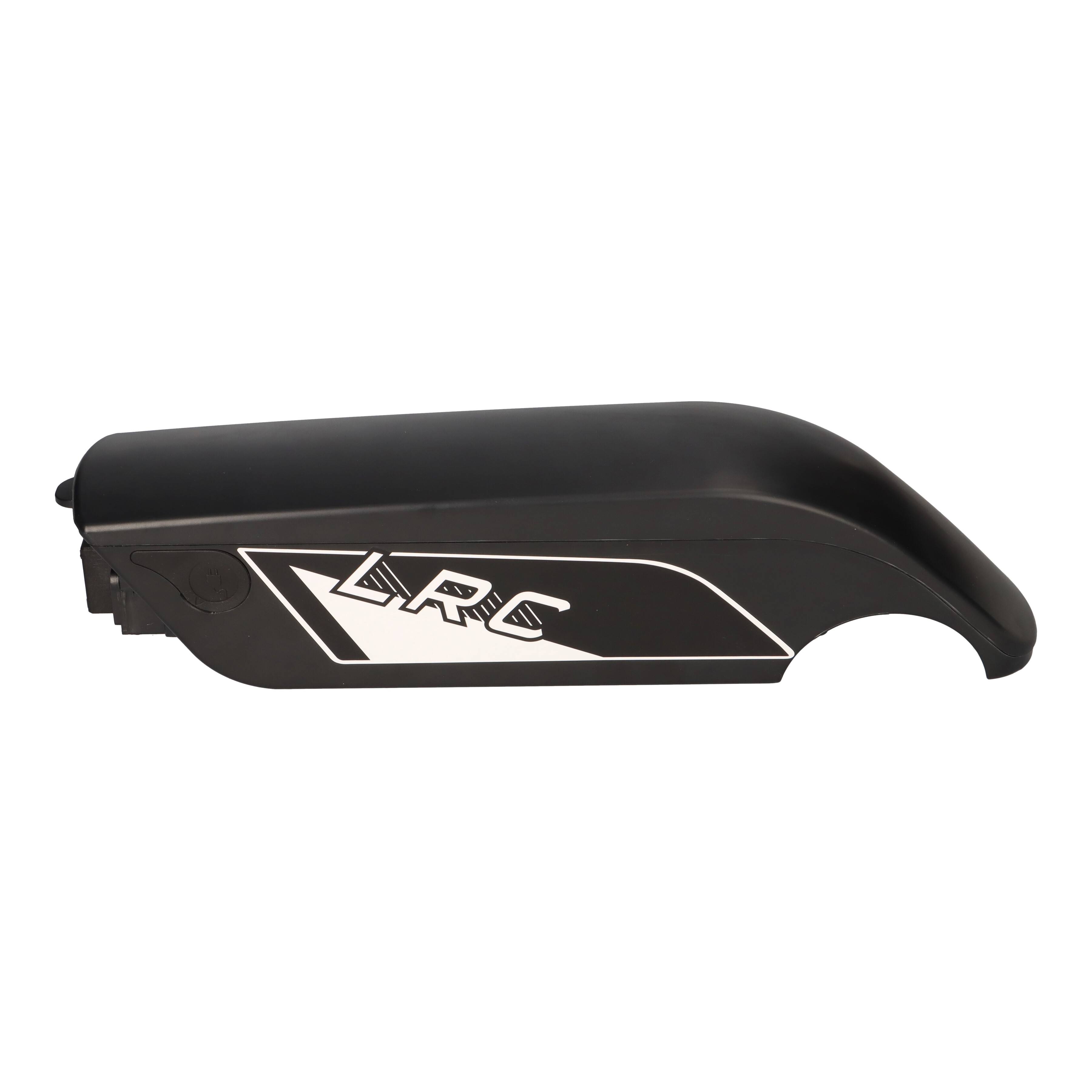 Schwarzes aerodynamisches Fahrrad-Batteriepaket mit 