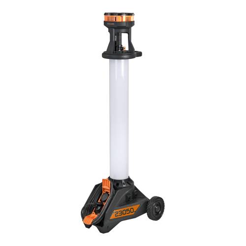 BRENNENSTUHL professionalLINE - LED Tower-Baustrahler TU 23050 M (220-240V | 190W | 23.700lm / 3.200lm Lichtstrom |