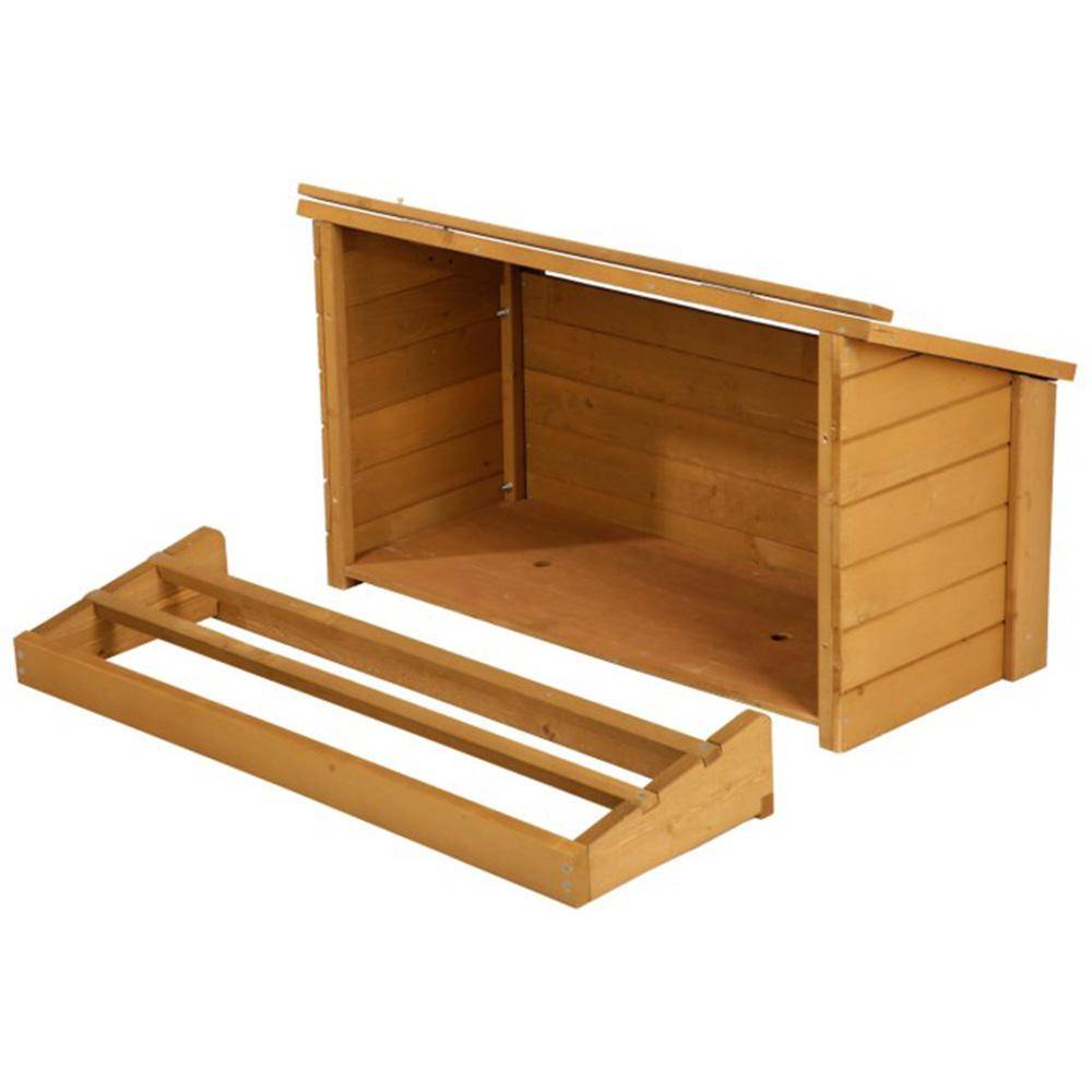 Legenest - zu Kleintierstall 890100082807 - mit Bitumendach - Länge 85 cm - Breite 37 cm - Höhe 48 cm