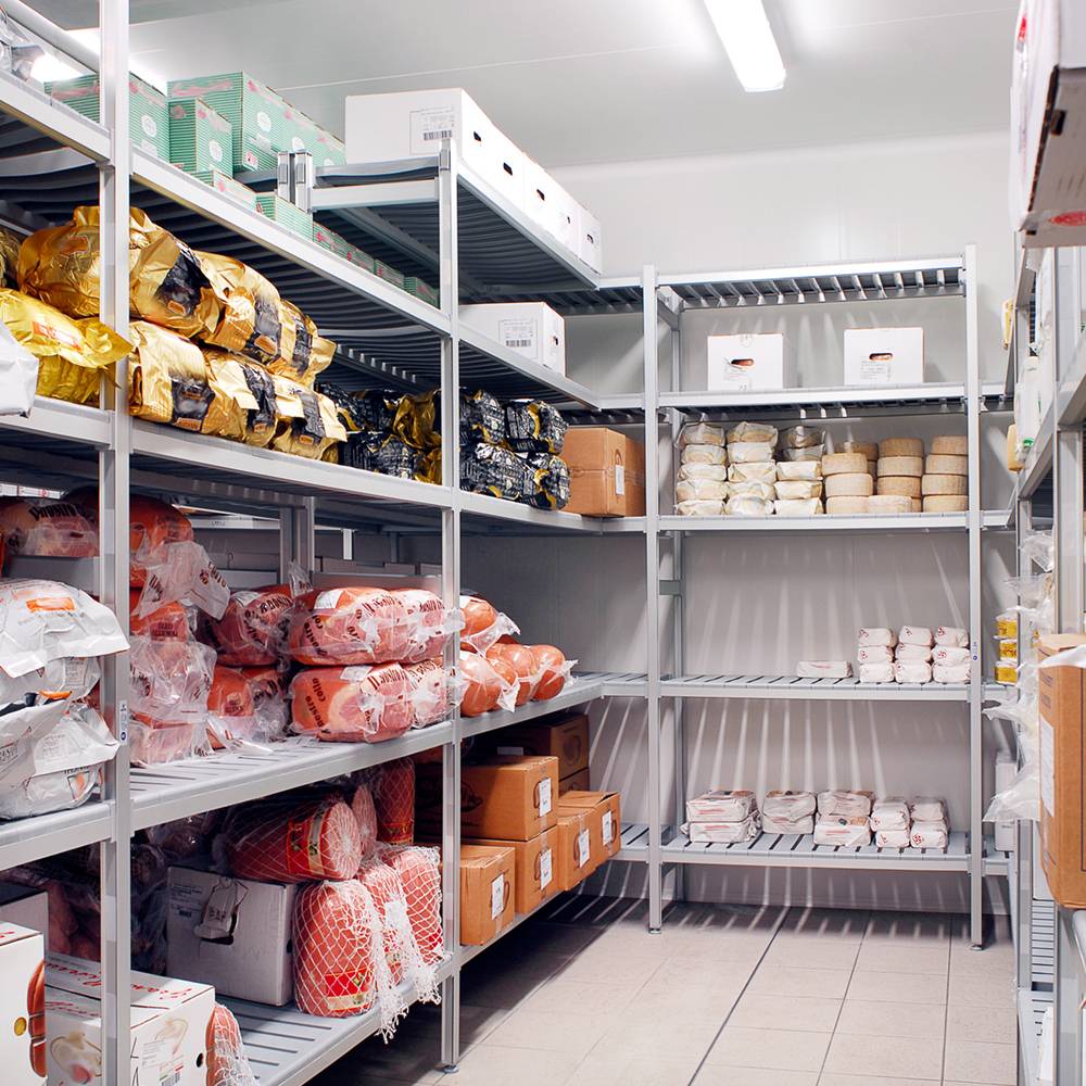 ETERNASOLID Schrägboden mit Fallschutz für modulares Standregal Skutvik, 115 x 60 cm (BxT)