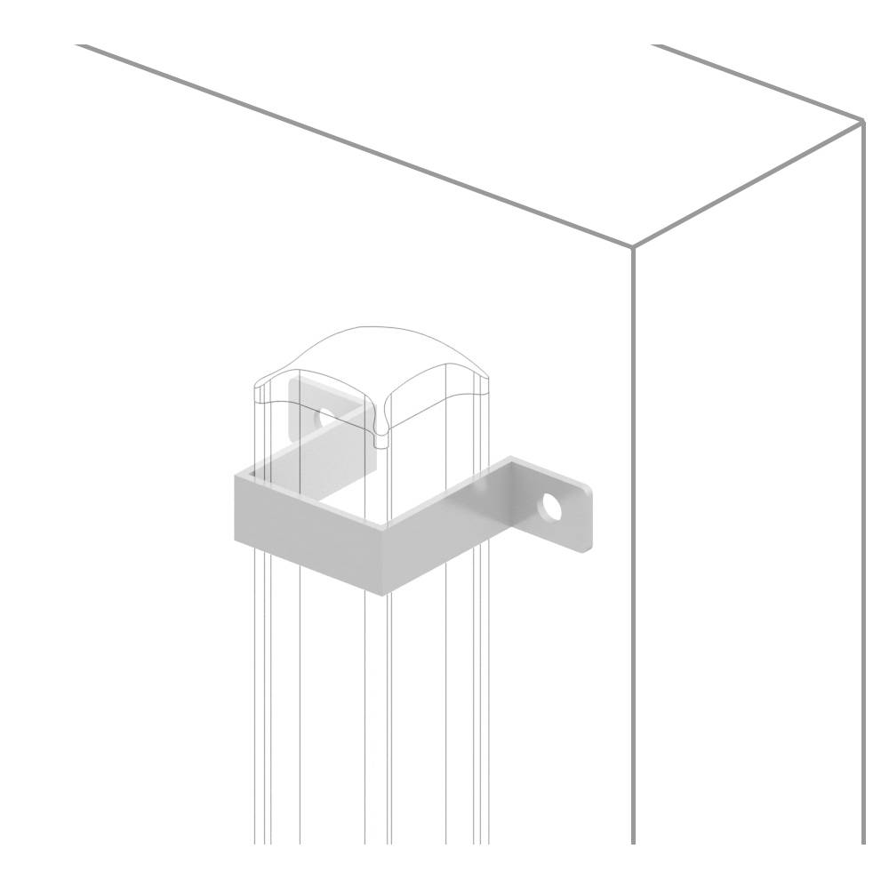 ETERNASOLID Wandbefestigung, für modulares Standregal Skutvik, 1 Stück