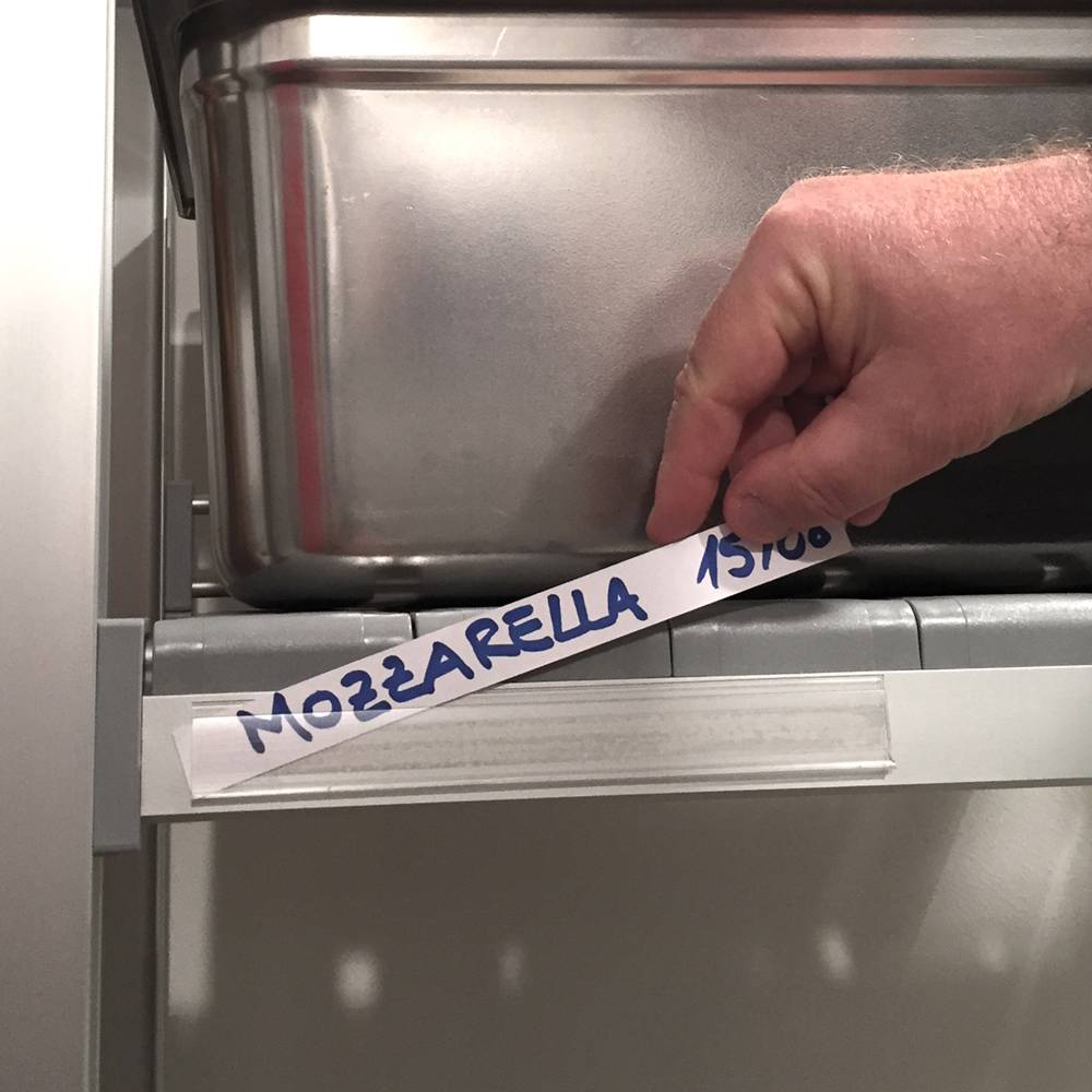 ETERNASOLID Etikettenhalter, für modulares Standregal Skutvik, 10 x 2,5 cm (BxH)