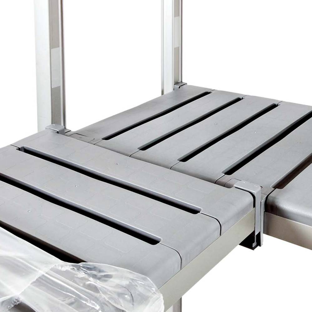 ETERNASOLID Eckverbinder-Set, für modulares Standregal Skutvik, 60 cm (T), 2 Klammern/Set