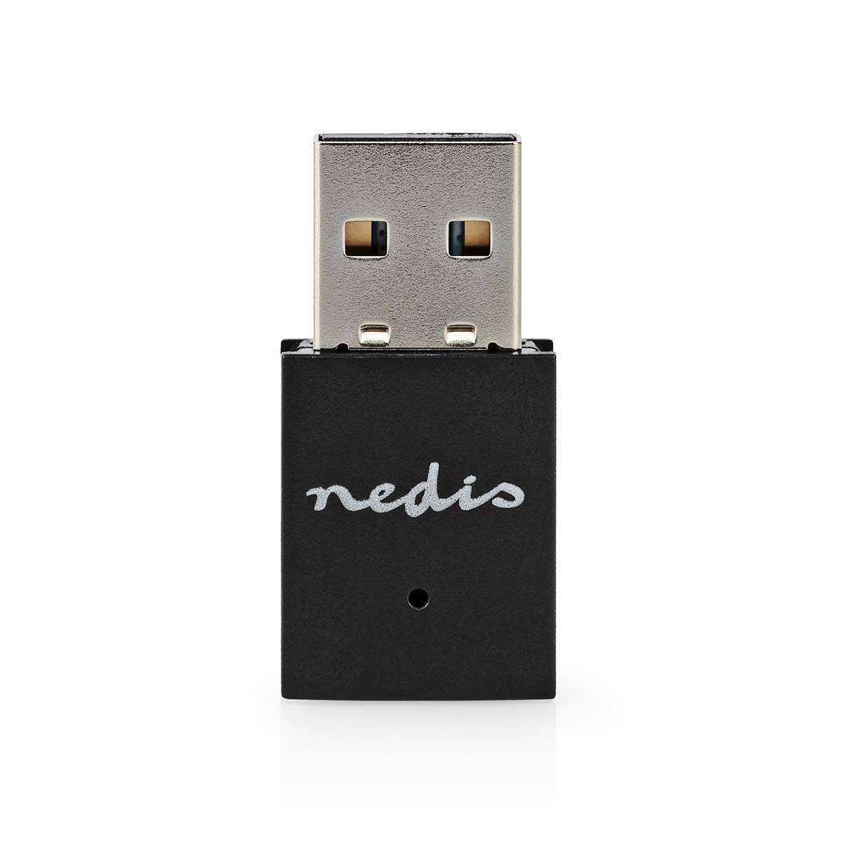 Nedis WSNWM310BK - Kabelgebunden - USB - WLAN - 300 Mbit/s - Schwarz