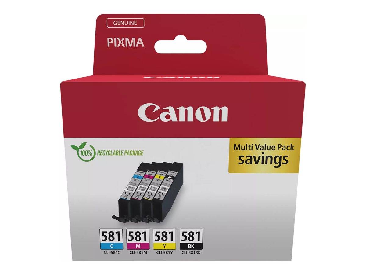 Canon CLI-581 BK/C/M/Y Multi Pack - 4er-Pack