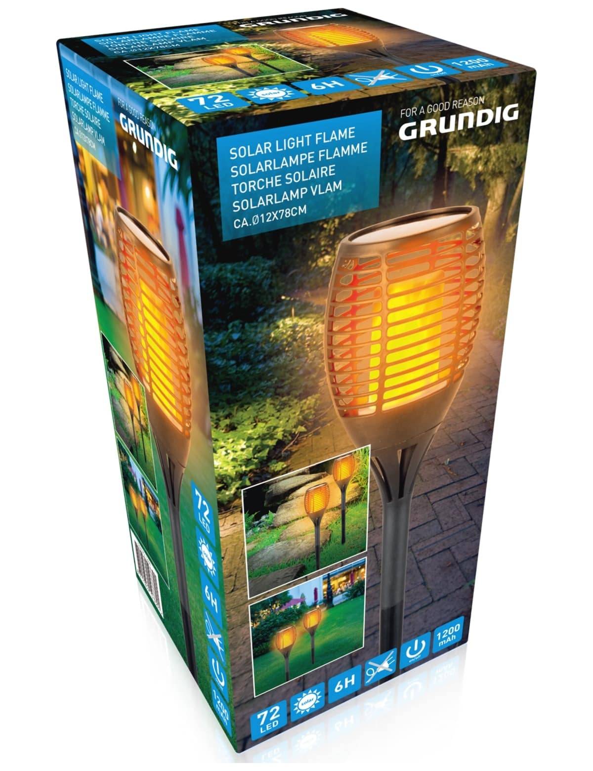 GRUNDIG Solar-Gartenfackel 770 mm