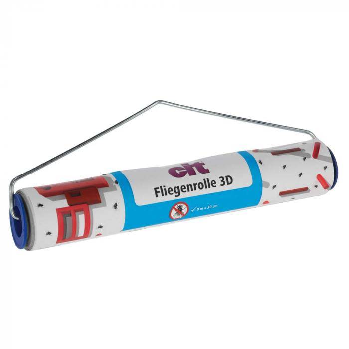 cit Fliegenrolle 3D - mit Aufhängebügel - Länge 9 m - Breite 30 cm