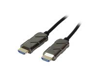 Zwei schwarze Kabelstecker mit rechteckigen Metallenden auf weißem Hintergrund.