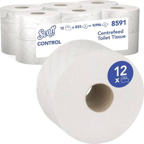 Toilettenpapier Control 8591 weiß 12 Stück