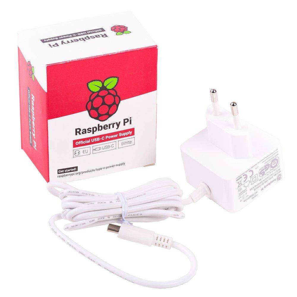 Raspberry Pi 4 Computer Modell B, 4GB RAM Full Starter Kit weiß