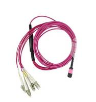 BLUEOPTICS - X66205-5 kompatibles MPO-4xLC Multimode OM4 Patchkabel 5 Meter