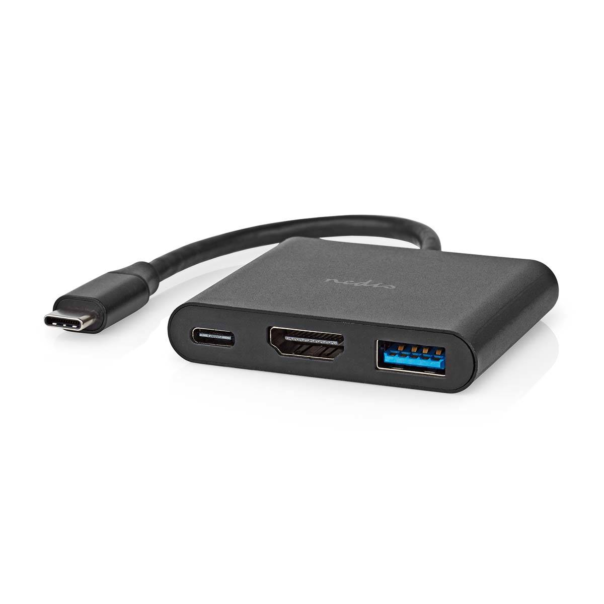 Nedis CCGB64770BK01 - USB 3.2 Gen 1 (3.1 Gen 1) Type-C - HDMI - USB 3.2 Gen 1 (3.1 Gen 1) Type-A - USB 3.2 Gen 1 (3.1 Gen 1) Type-C - 5000 Mbit/s
