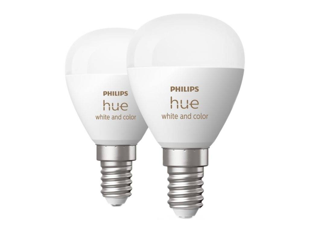 SIGNIFY - Philips Hue White and Color Ambiance - LED-Lampe - Form: P45 - E14 - 5.1 W - Klasse F - warmweißes bis kaltwei