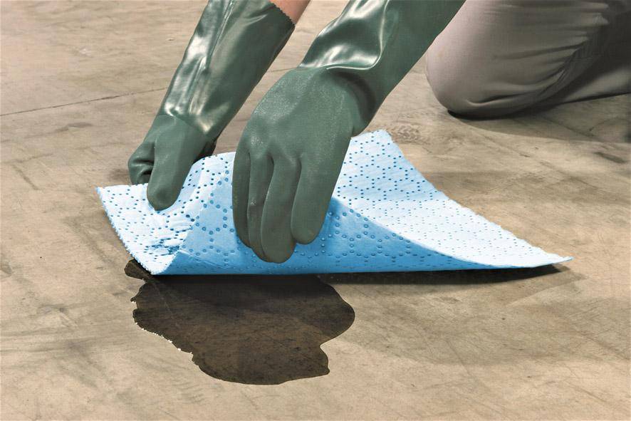 Ölbinderollen, verstärkt blau 40x40cm