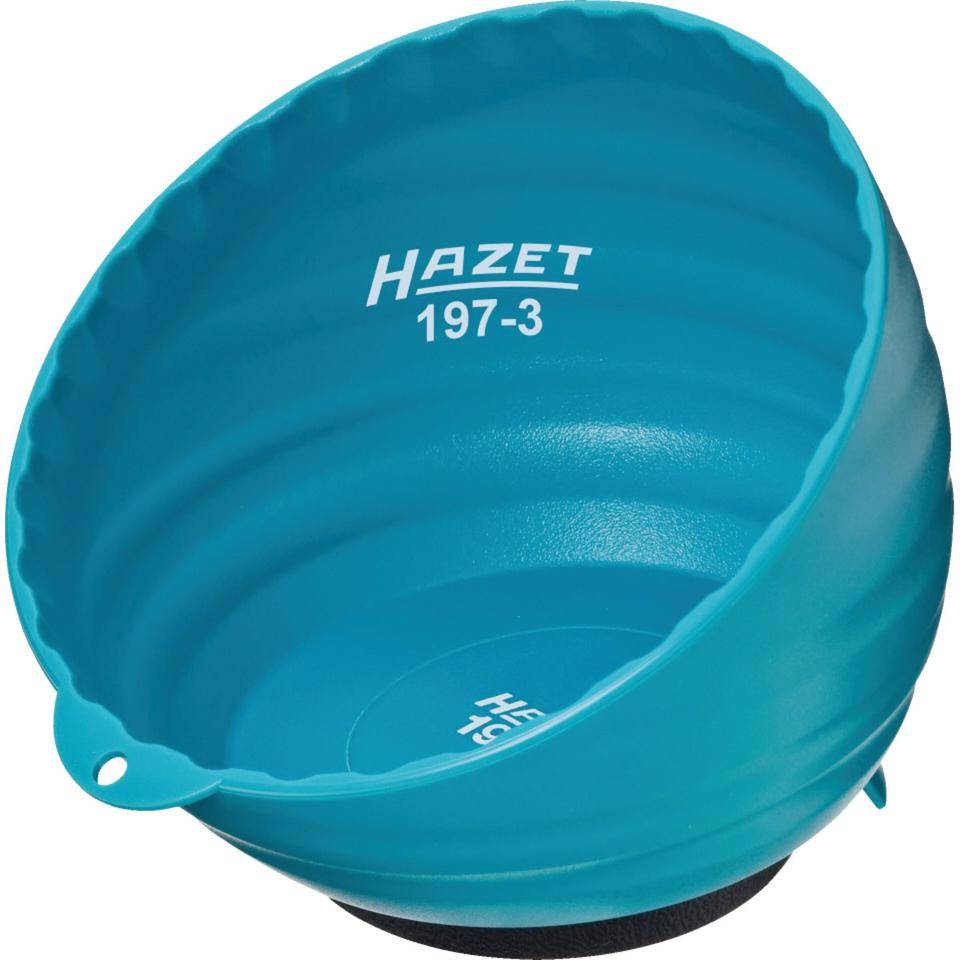 HAZET® Magnetschale, blau, Kunststoff, 80mm gummierter Magnet, Ø150mm, 0,38kg