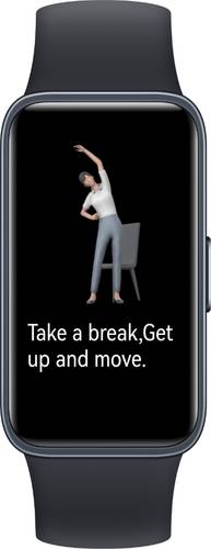 Band 8 - Digital wristwatch - Black - 130-210mm - 1.47inch