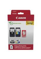 Canon PG-560/CL-561 Photo Value Pack - Glänzend - 2er-Pack - Schwarz, Farbe (Cyan, Magenta, Gelb)