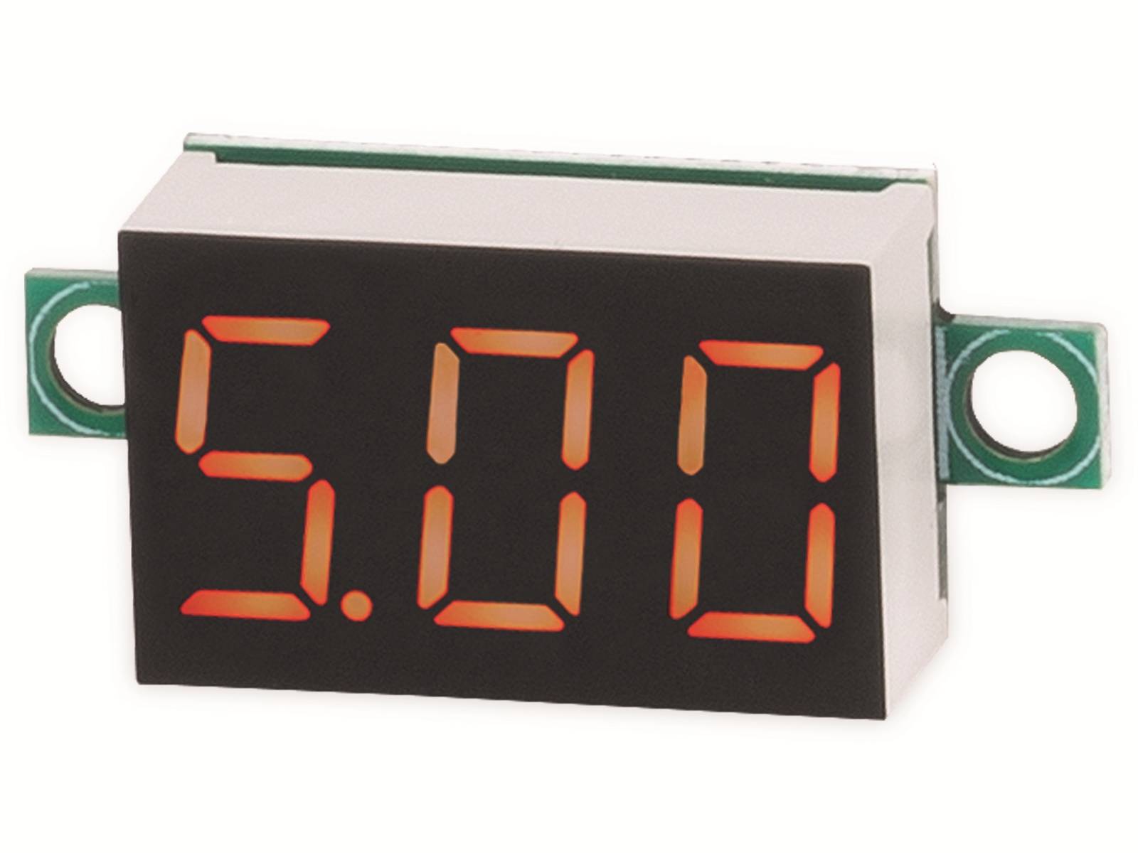 Digitale Anzeige mit der Anzeige „5.00