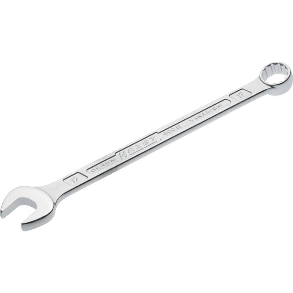 HAZET® Ring Maulschlüssel SW17, lange Ausführung, Schlüsselweite17mm, 242,5mm