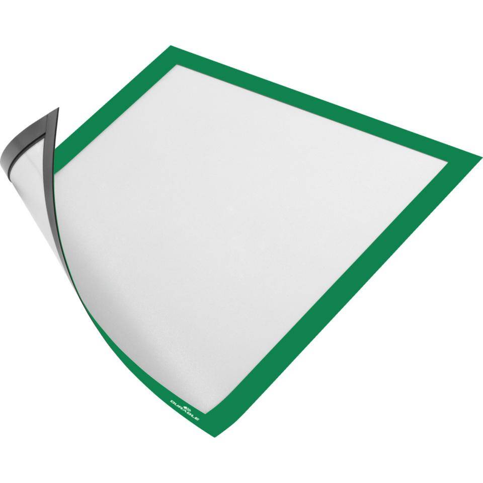 DURABLE Magnetrahmen DURAFRAME MAGNETIC, grün, magnetisch, DIN A4, 5/VE