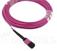 BLUEOPTICS - 3HE13896AA-1 kompatibles MPO-4xLC Multimode OM4 Patchkabel 1 Meter