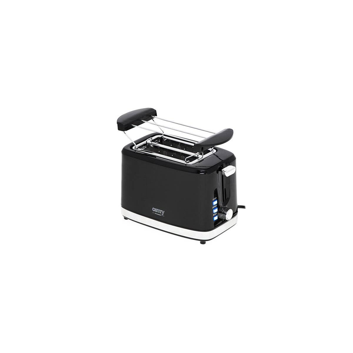 Camry CR 3218 2-Scheiben-Toaster mit 6 Stufen, 900 W - Schwarz